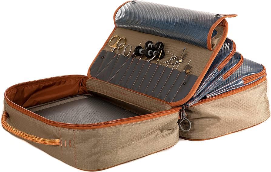 best fly tackle bag Fishing Shoulder Crossbody Fish Gear Bag with Rod Holder, Multi-functional Fishing Waist Bags Water-Resistant Fishing Fanny Pack for Fishing, Outdoor Sports, Camping, Travel, Hiking : Sports & Outdoors Tackle boxes and flies are not included Top 5 Things Every Waterproof