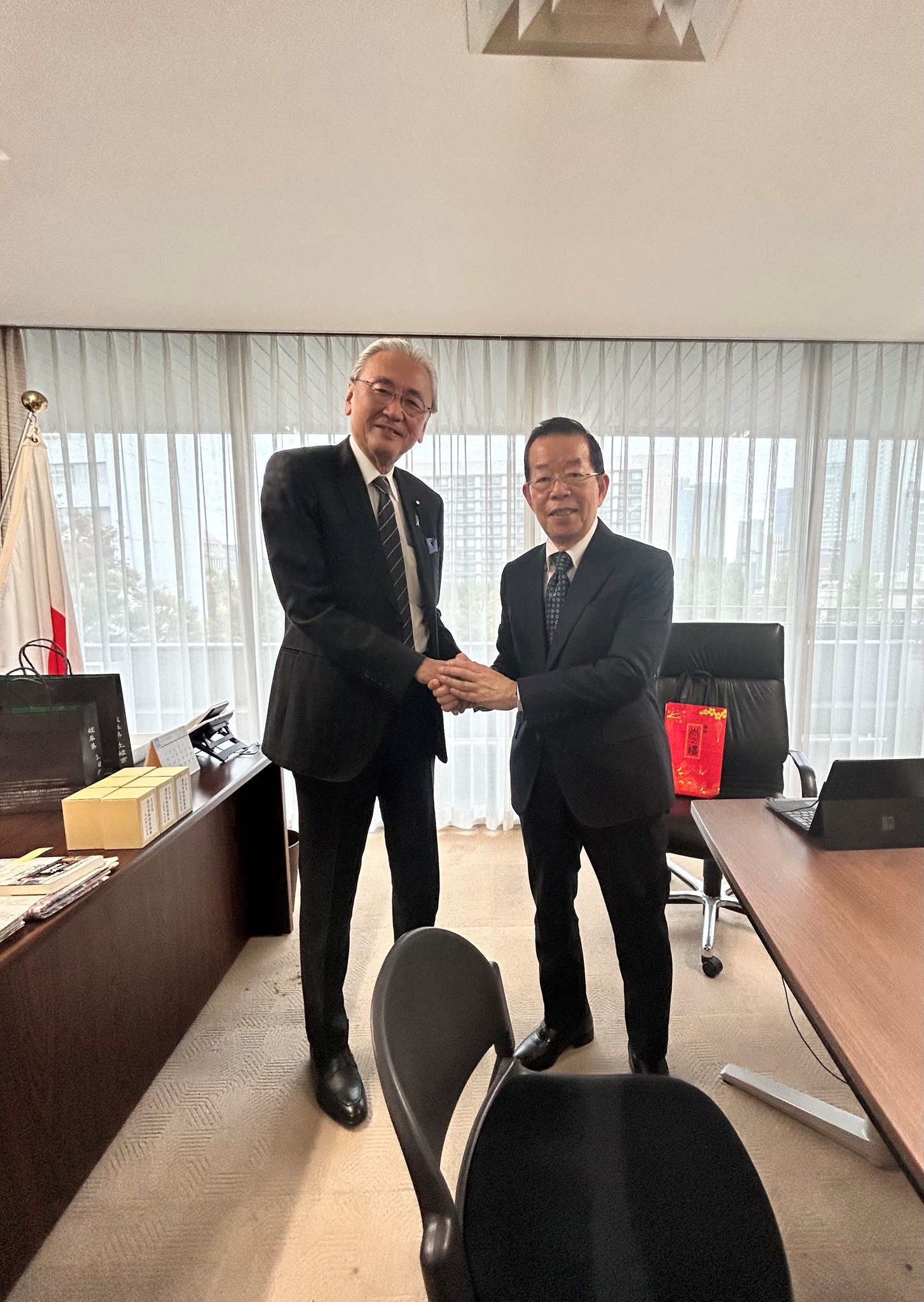 Keiji - 台湾前駐日代表（大使に相当）の謝長廷氏来訪。この度日本にて 
