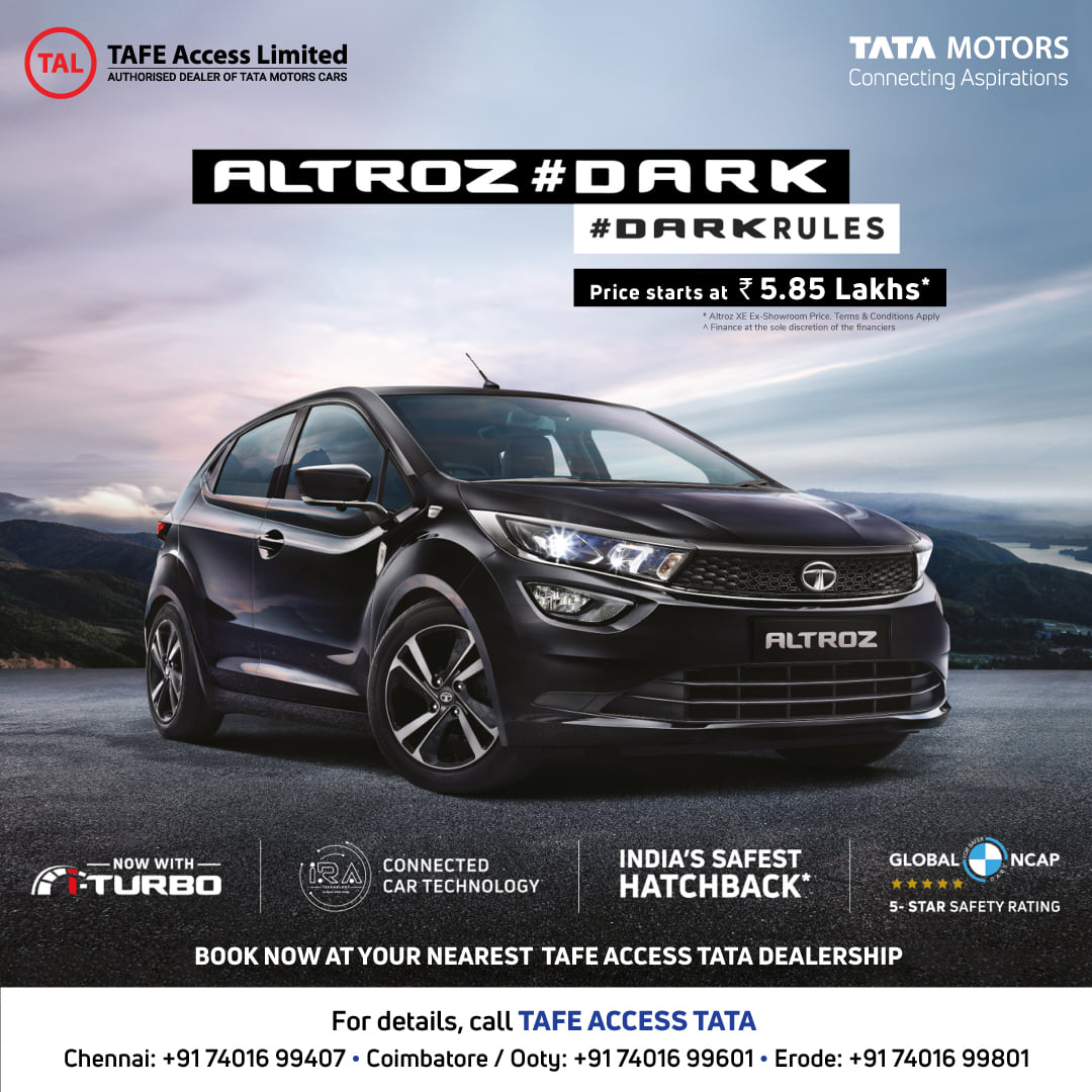 TAFE - ALTROZ #Dark – the boldest and most premium avatar of India’s ...