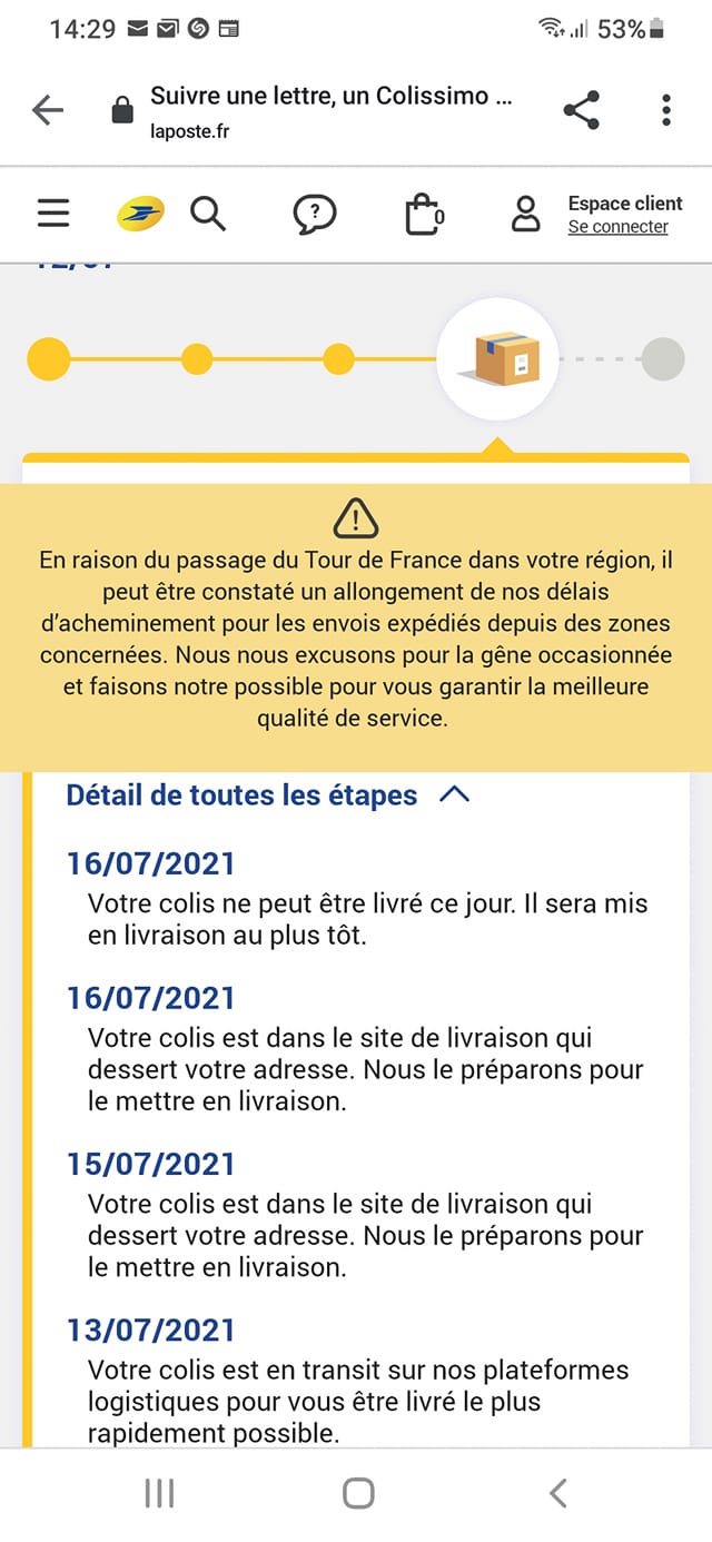Votre Colissimo Va Bientôt Nous être Confié