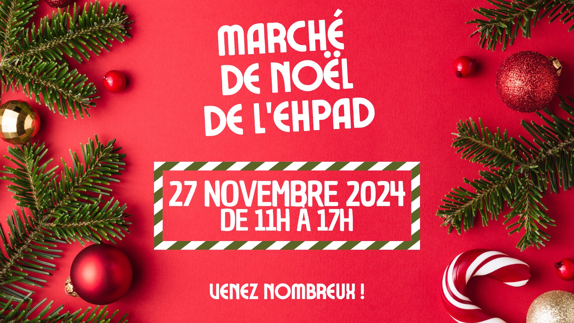 Marché de Noël - EHPAD SCAER