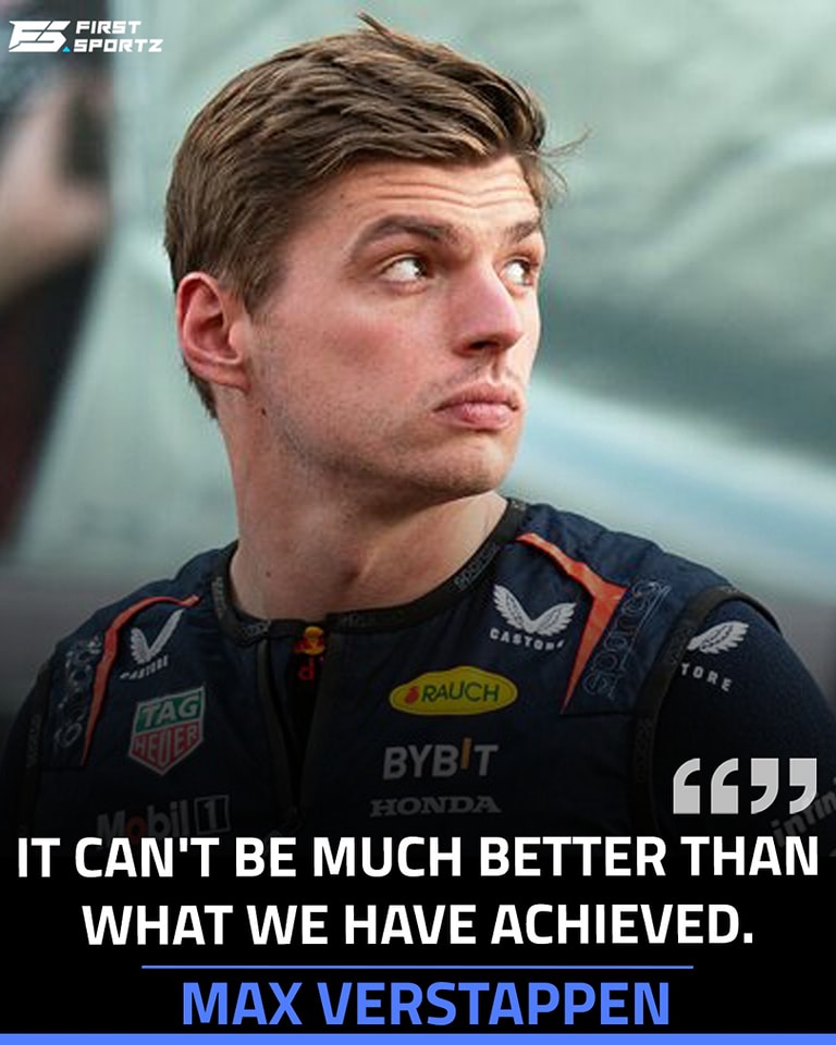 Max - Max Verstappen claims he can’t do ‘much better’ than his ...