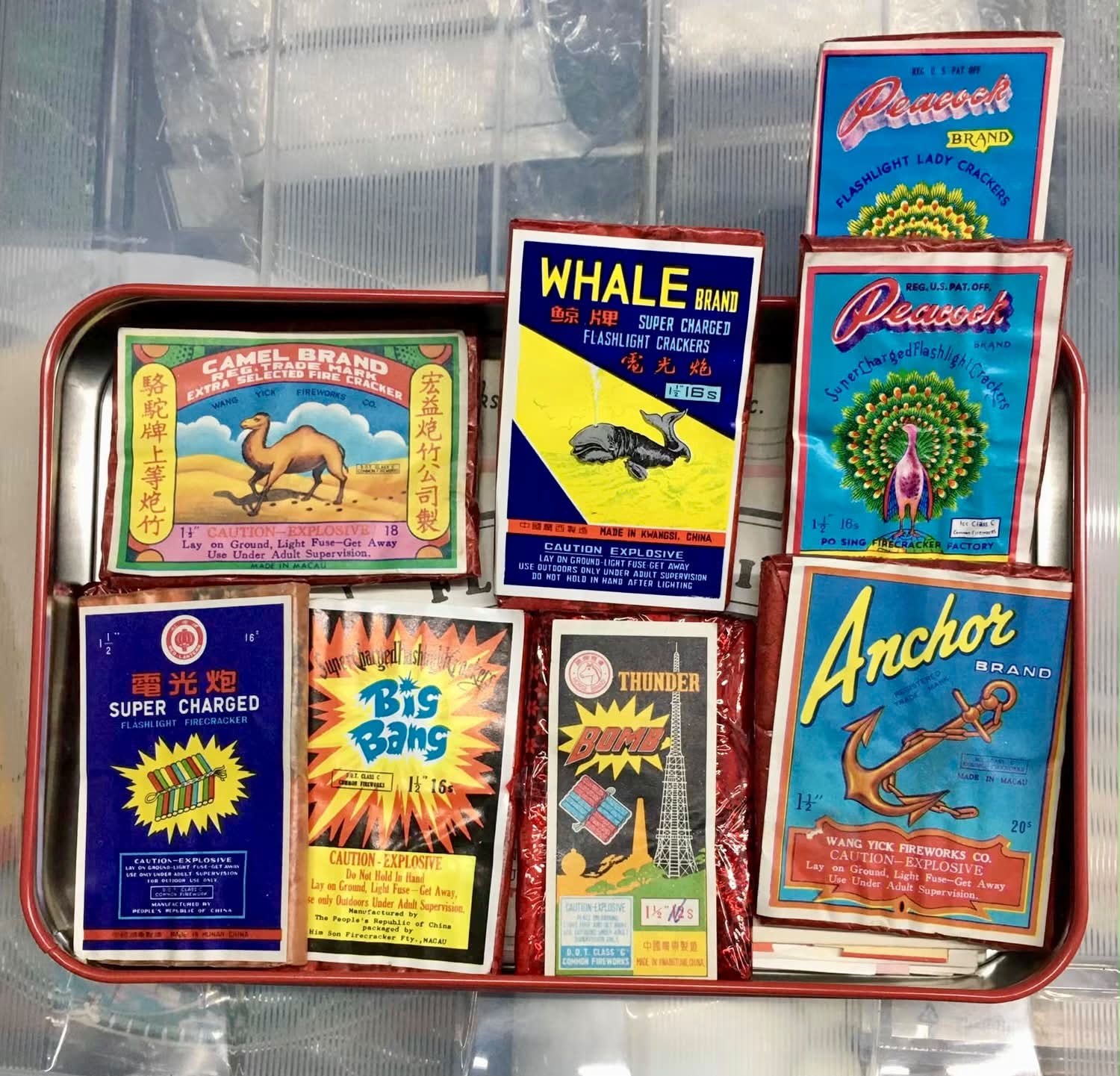 Back when fireworks had some of the craziest labels ever. Who