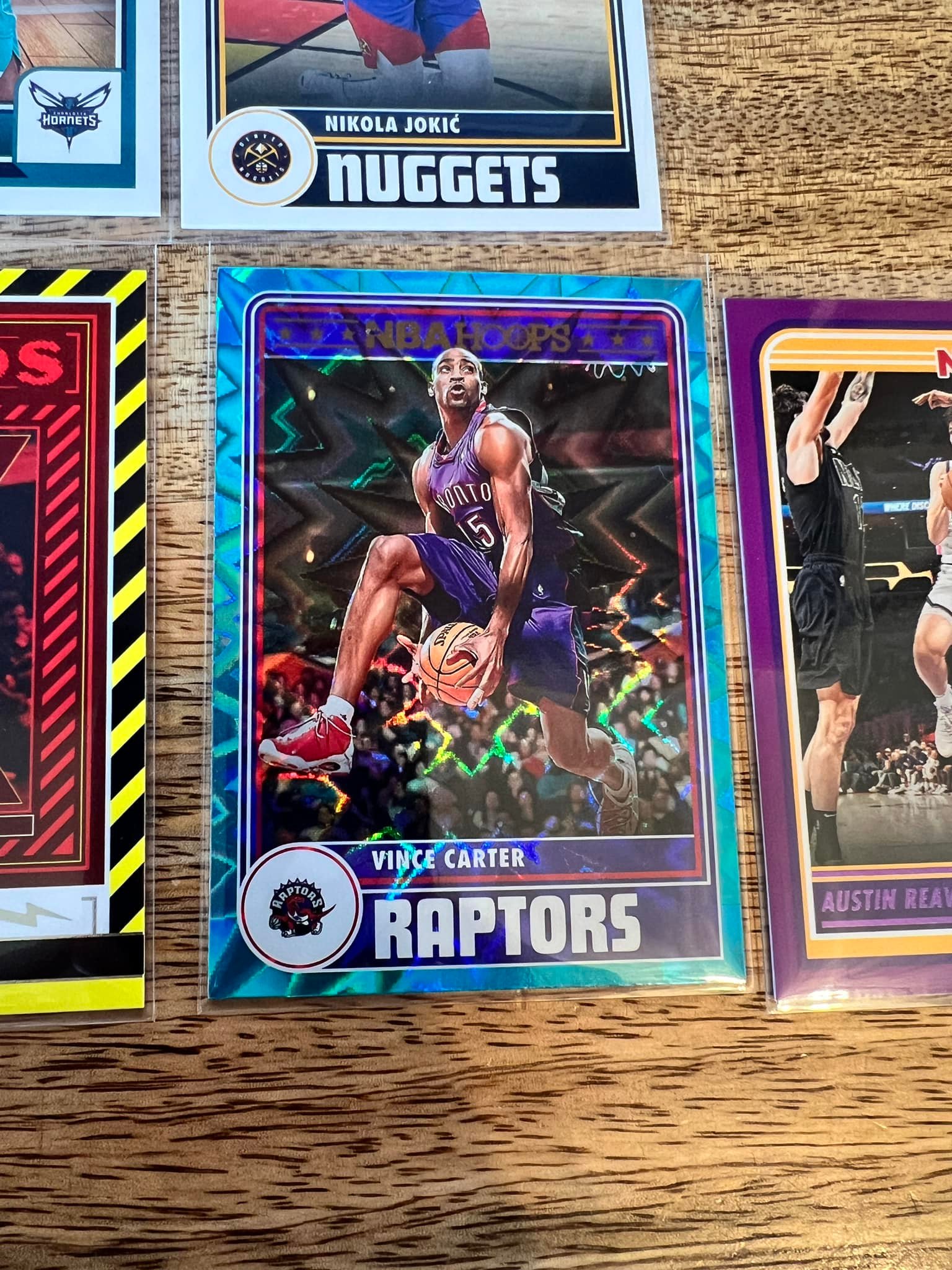Vince Carter single pack pull and hunt for auto card