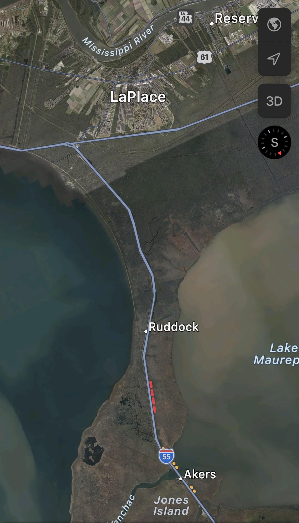 Louisiana - Interstate 55 Transit Alert **UPDATE** All lanes of I-55 ...