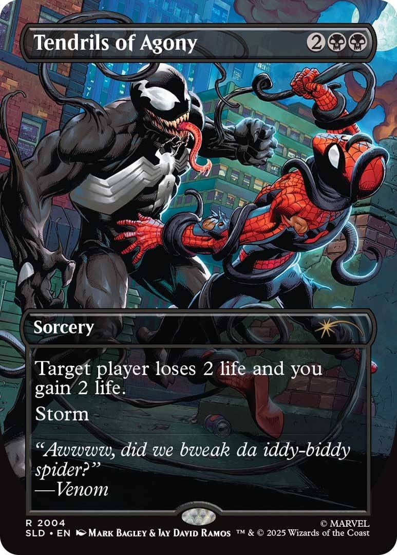 Spider-Man secret lairs and Venom Unleashed drop cards announced