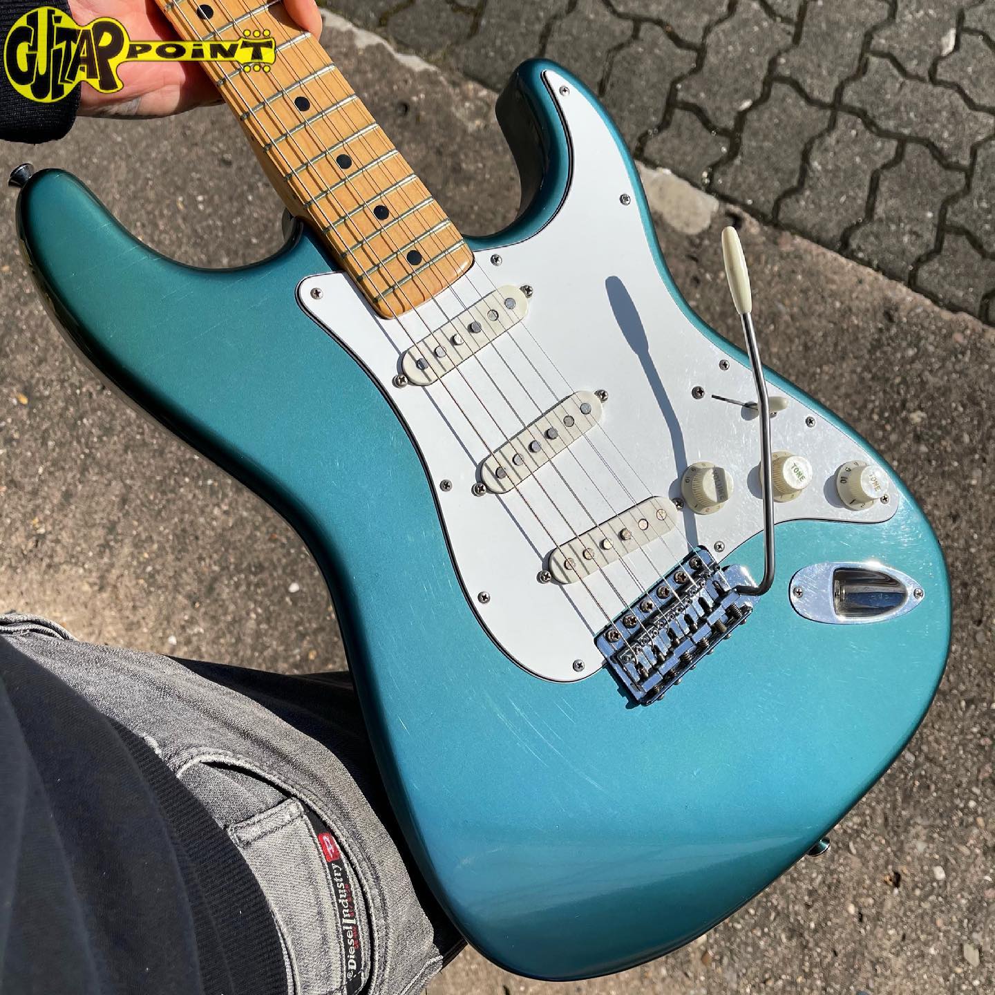 How cool is this? Another all original big headstock Strat with