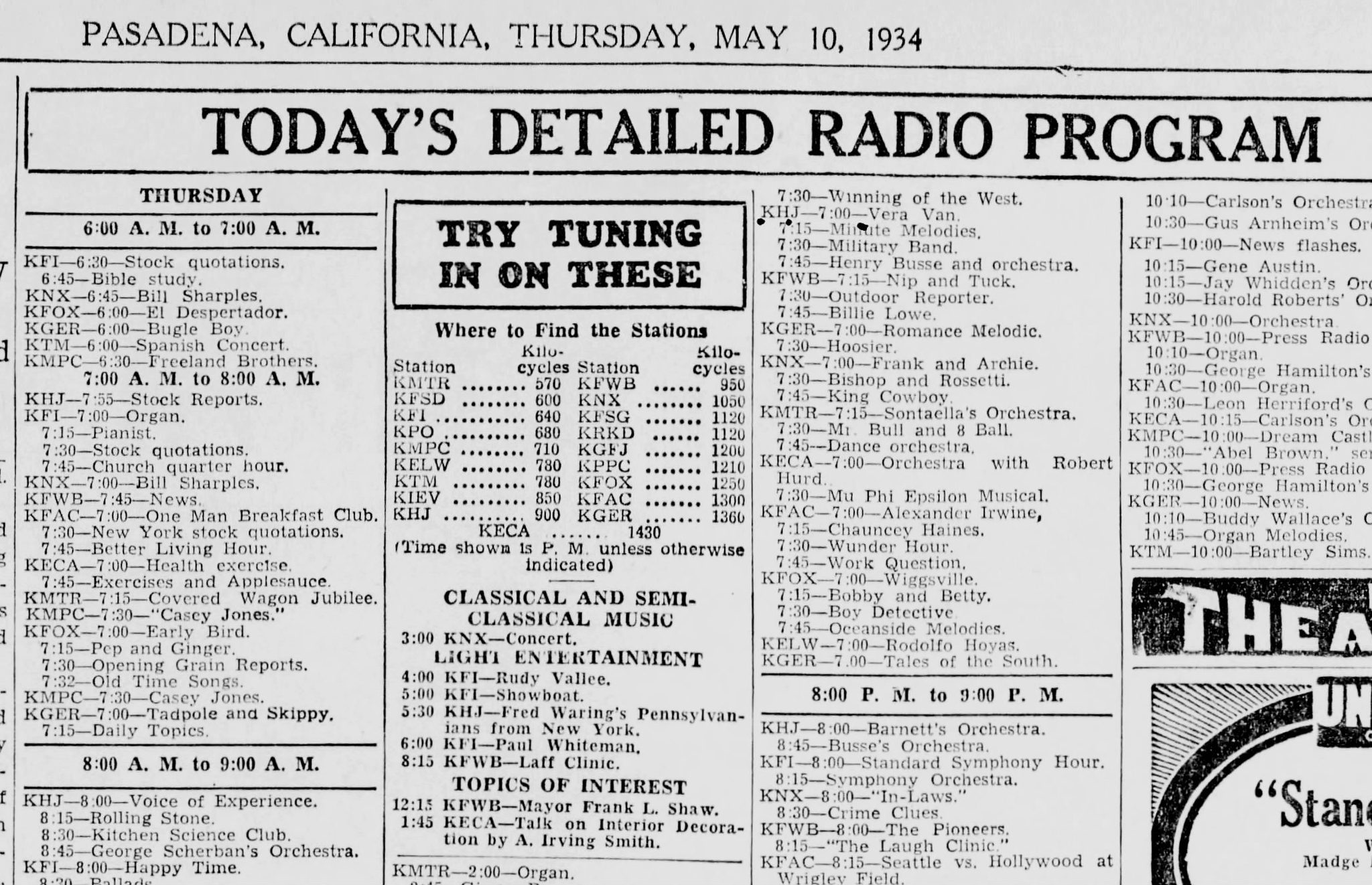 KFOX 93.5 Redondo Beach This 3,000-watt station sold hour blocks 