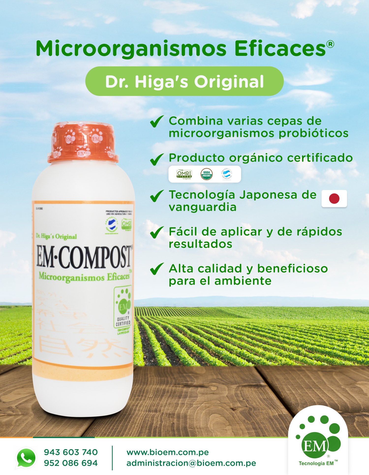 EM•COMPOST®️ es un... - EM-Microorganismos Eficaces Perú | Facebook