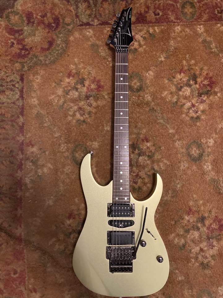 Ibanez RG570 Japan modded with coil split and killswitch