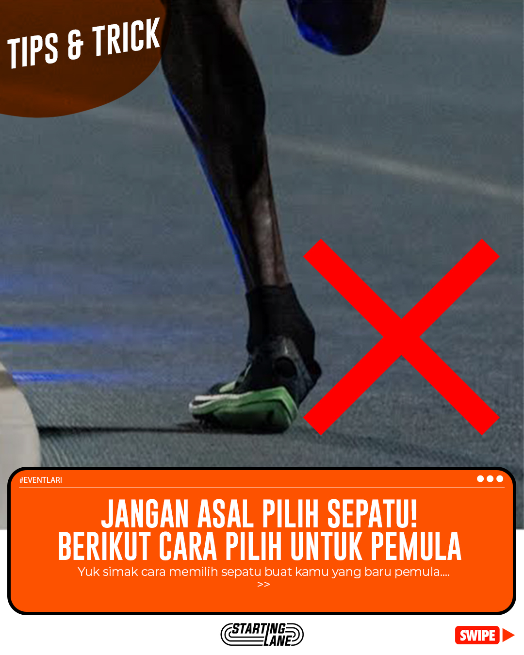 Starting Lane Siapa nih yang baru mulai lari terus masih...