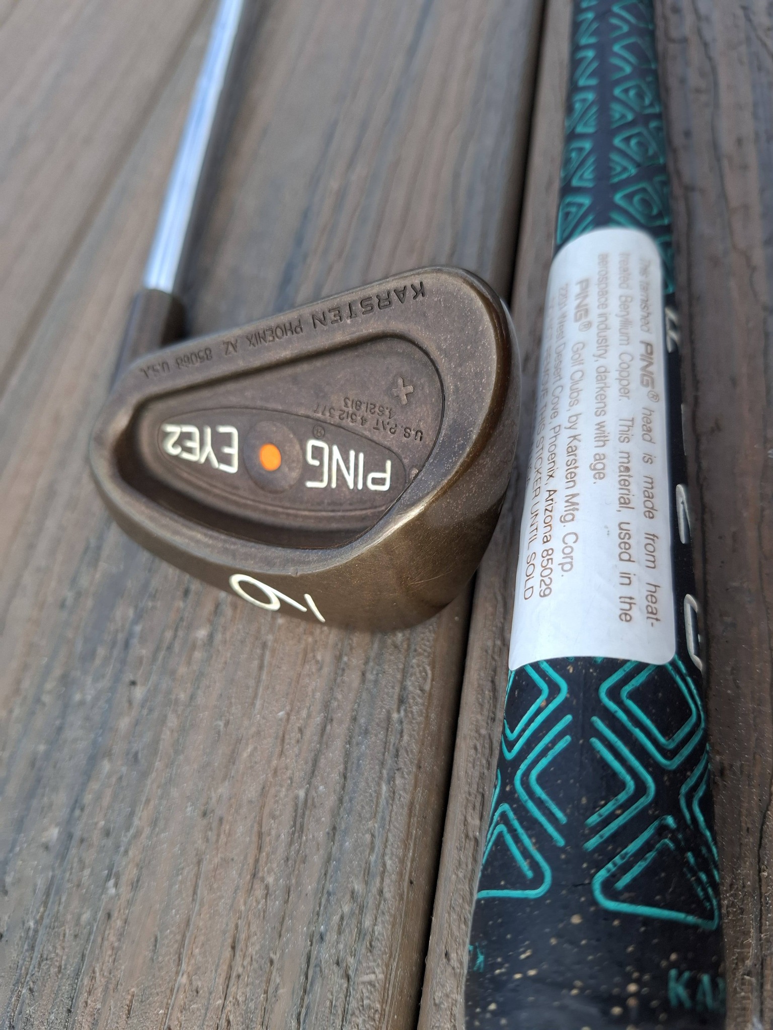 Hit vintage PING golf clubs with matching serial numbers?