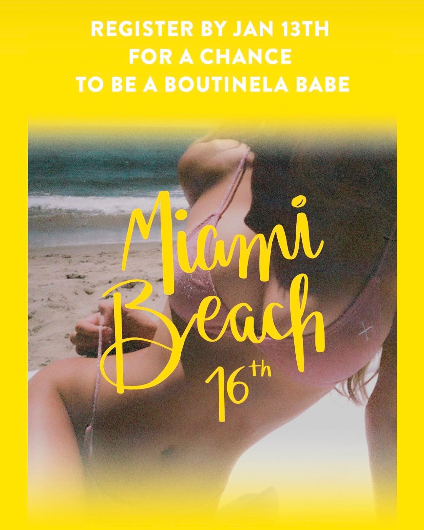 Boutine L.A. 3 more days left to register 💛 Miami babes ️ www