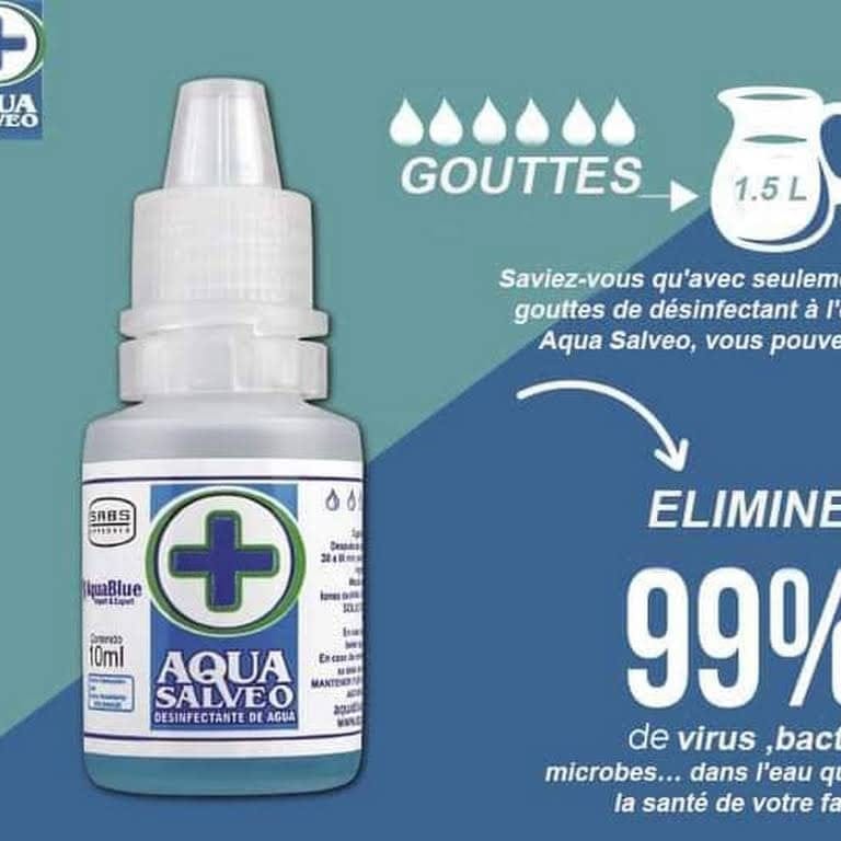 Aqua Salveo - Purificateur Et Désinfectant Naturel Aux Oligo-éléments (Cuivre, Zinc, Argent) - 10 Ml