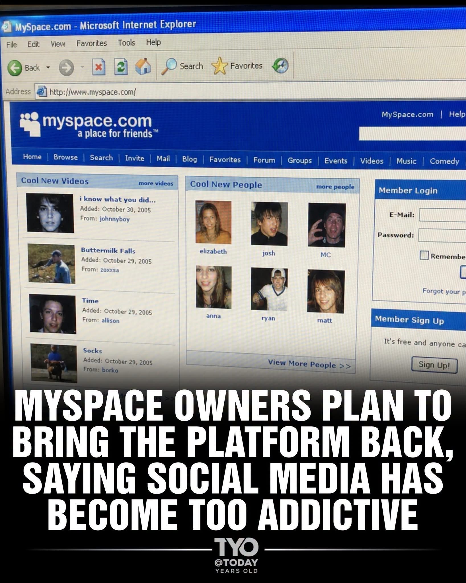 Myspace is officially planning a comeback The platform's current