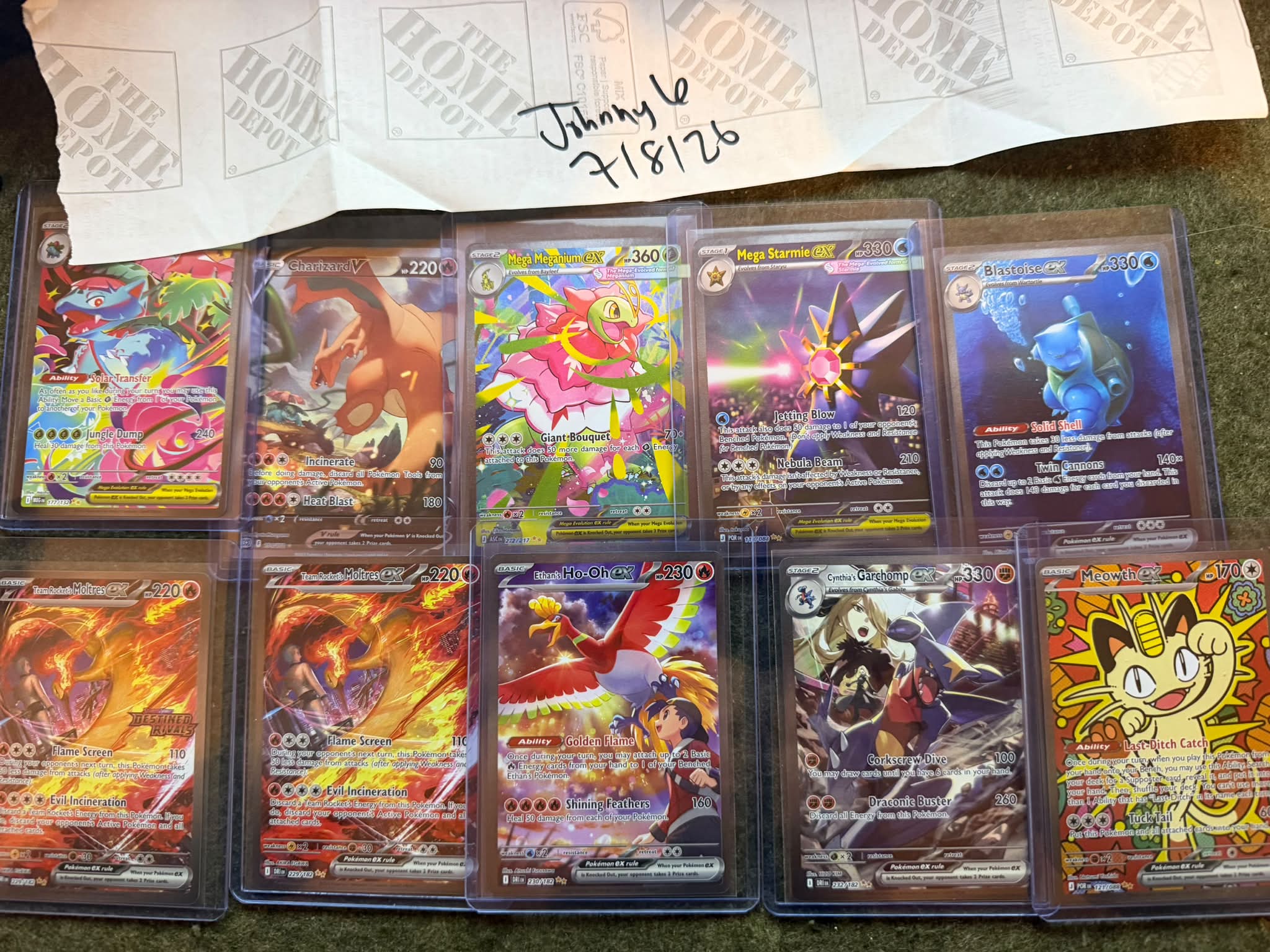 does home depot have pokemon cards Pokmon TCG: Mega EvolutionChaos Rising Booster Display : Toys & Games and a complete set of card sleeves I have some singles left