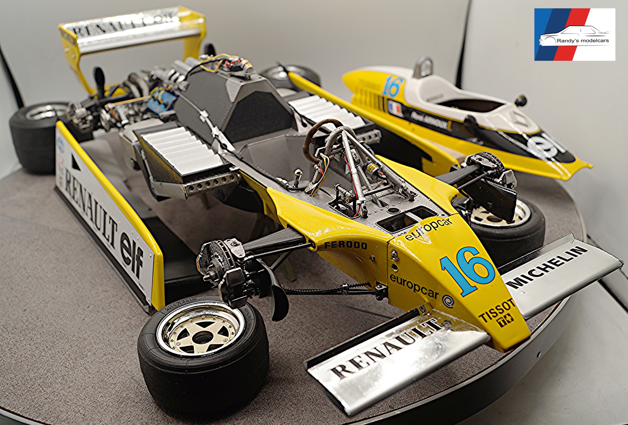 Done Finished, Renault re20 Turbo french gp 1980. Italeri 1/12