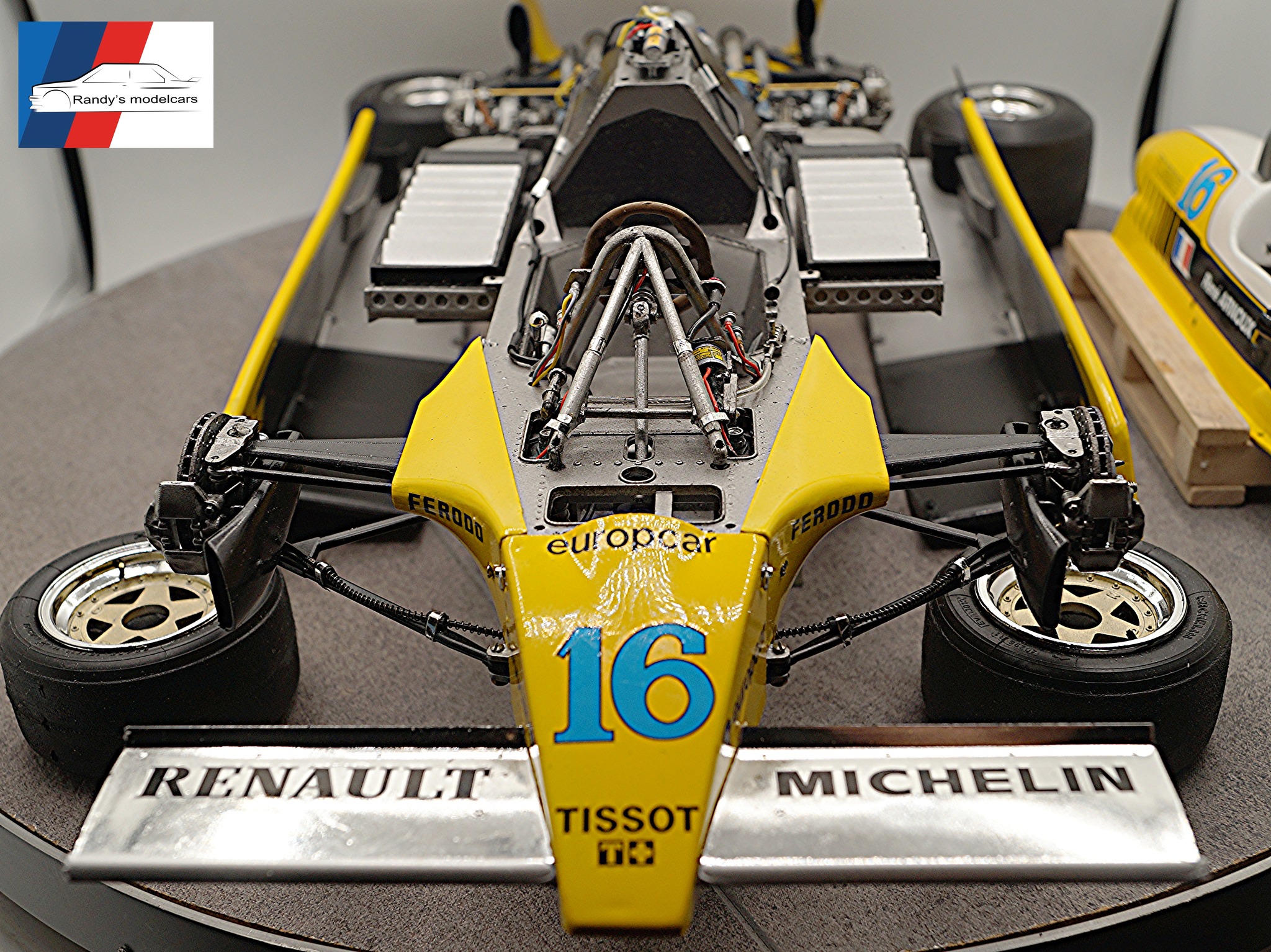Done Finished, Renault re20 Turbo french gp 1980. Italeri 1/12