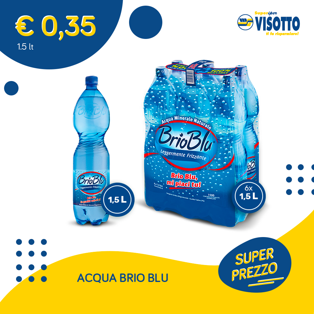 Supermercati Visotto - 💙 La qualità di Acqua Naturale Rocchetta si ...
