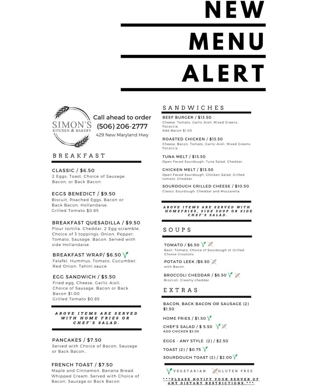 Here we grow! Check out our... - Simon's Kitchen and Bakery