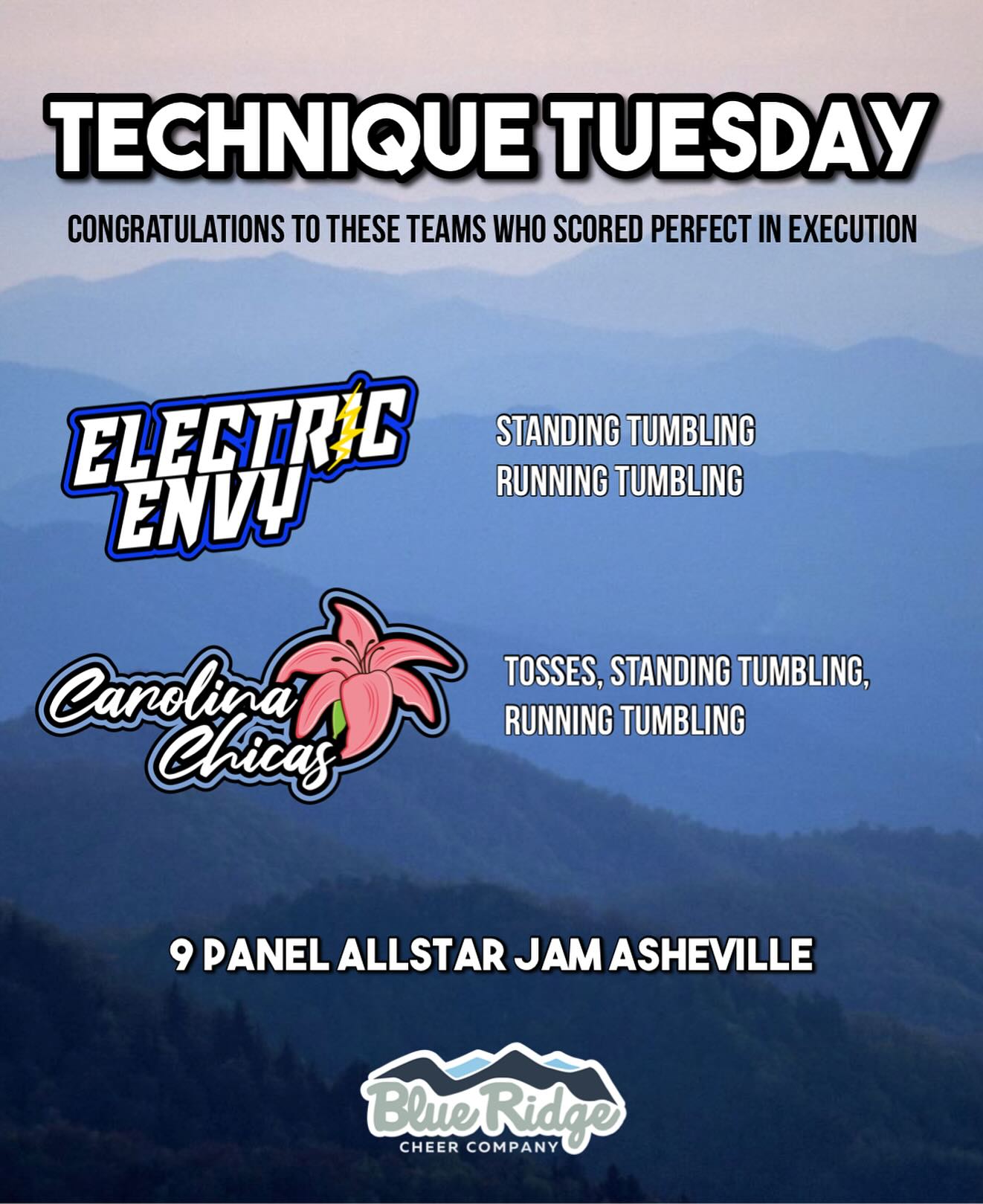 Our teams looked incredible on... - Blue Ridge Cheer Company | Facebook