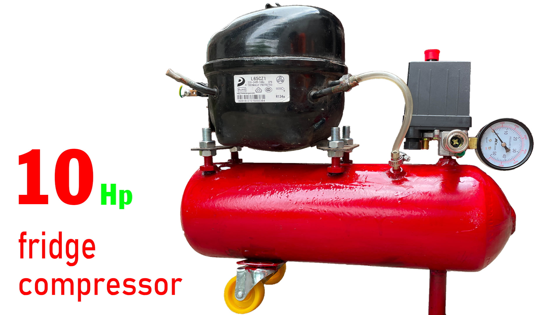 ELECTRONICS HOBBY CIRCUITS | ***Share project: Make Air Compressor from ...
