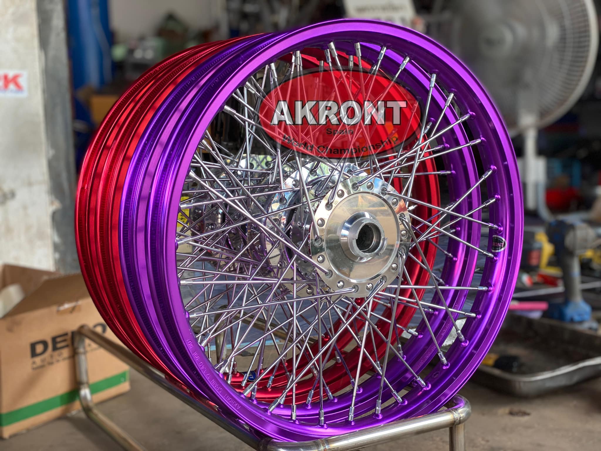 วงล้อ AKRONT - 🔰วงล้อมาตรฐาน AKRONT ขอบจิก สีสวยเข้ม...