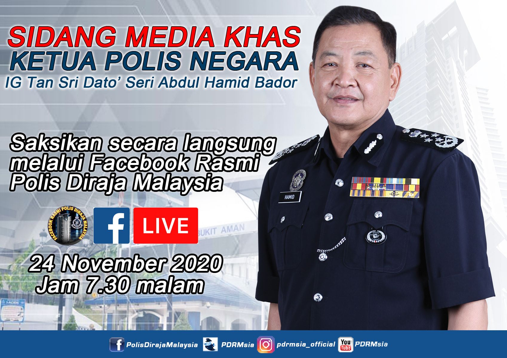 Polis Diraja Malaysia ( Royal Malaysia Police ) - HEBAHAN: SIDANG MEDIA ...