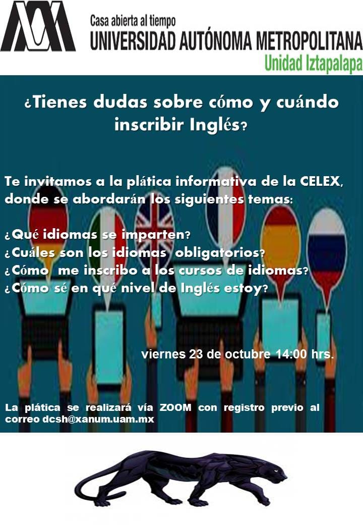Te invitamos a la plática... - Atención a alumnos CSH UAMI