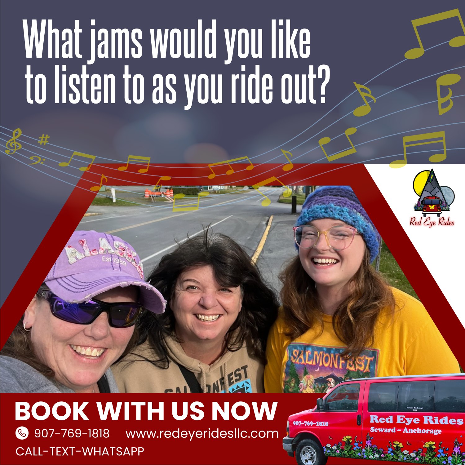🚗 A road trip isn’t complete without... - Red Eye Rides, LLC