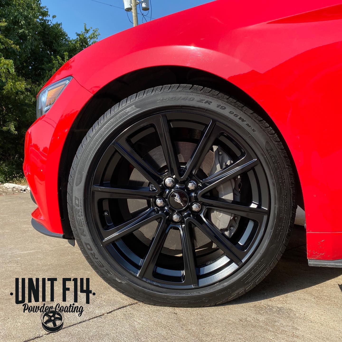 Ford Mustang wheels refinished... - Unit F14 Powder Coating | Facebook