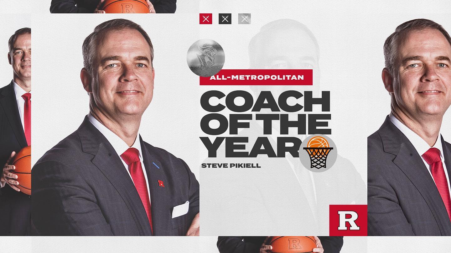 Coach Pikiell wins Met Coach of... - Rutgers Men's Basketball | Facebook
