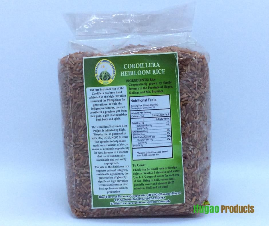 Ifugao Products - RED RICE (MINAANGAN) 1kg Heirloom Rice... | Facebook