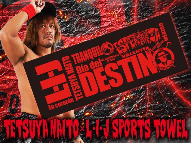 TETSUYA NAITO X LIJ SPORTS TOWEL 😜🤏 Tetsuya Naito's sports towel