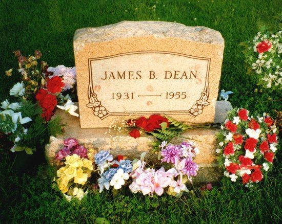 ジェームズ・ディーン プレート 1931-1955 The grave of James Dean 1931-1955!