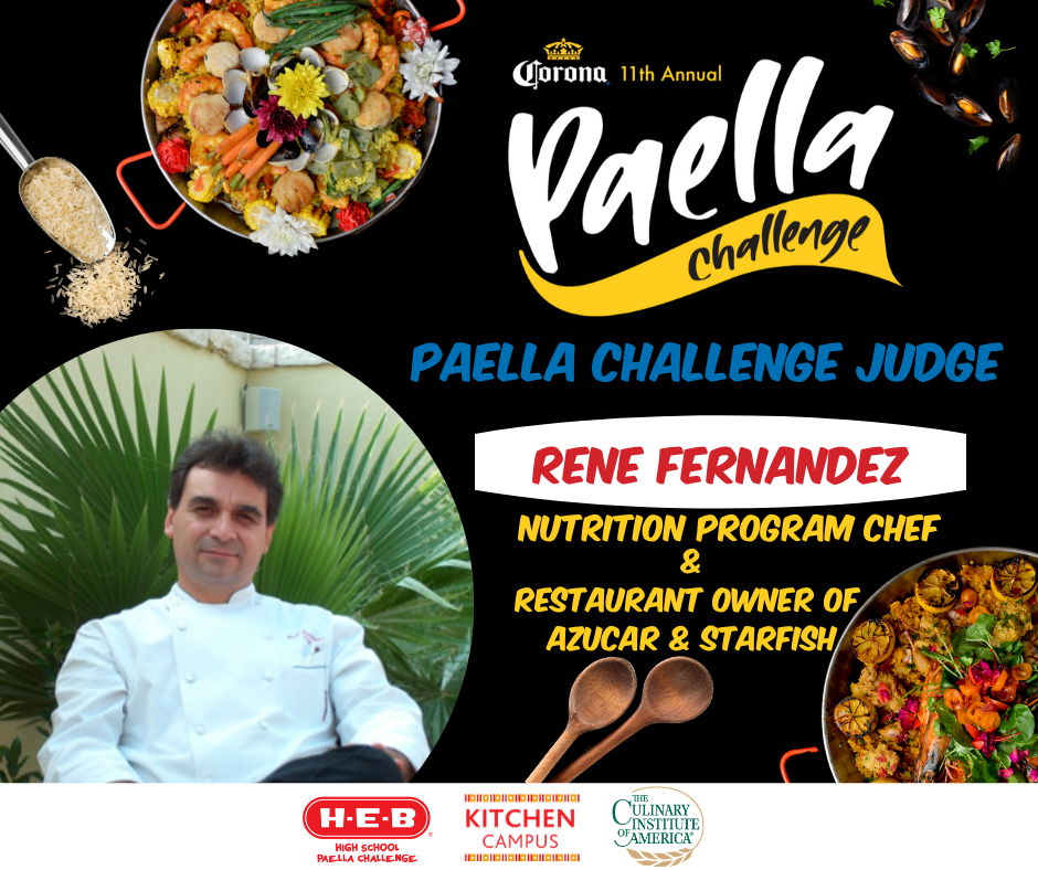 Paella - MEET THE JUDGE🍽 It is always a pleasure to have Chef Rene ...