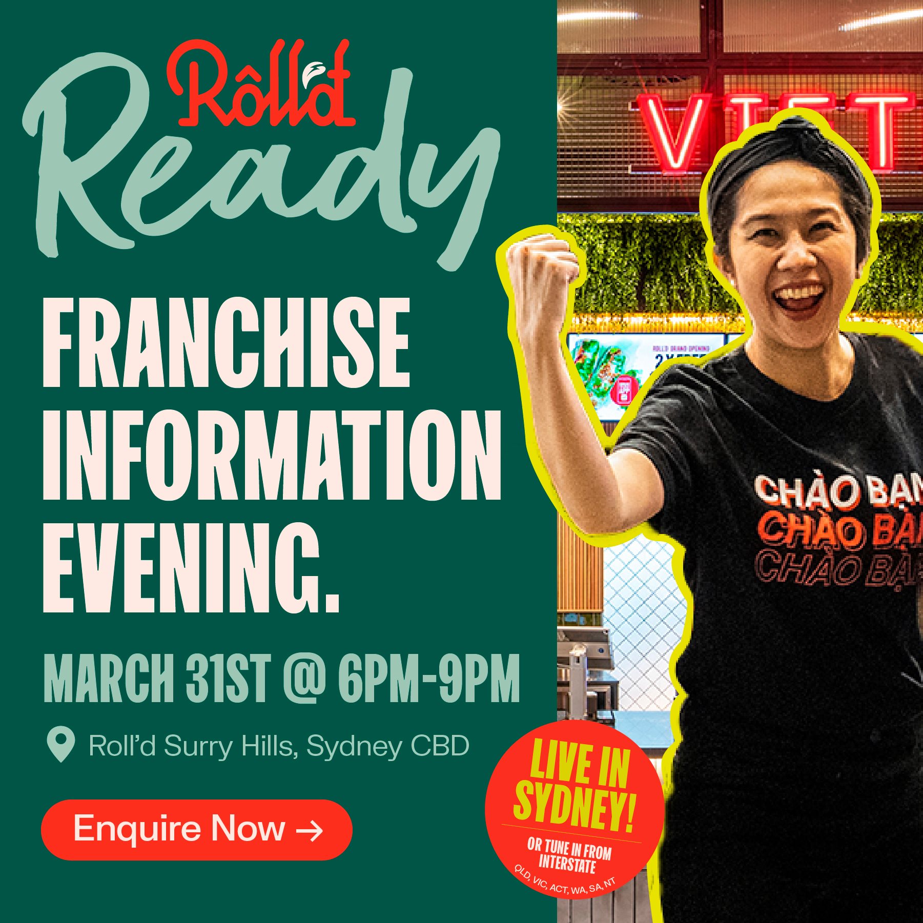 Roll'd Vietnamese - PSA: ONE WEEK TO GO! Register today, to join us at ...
