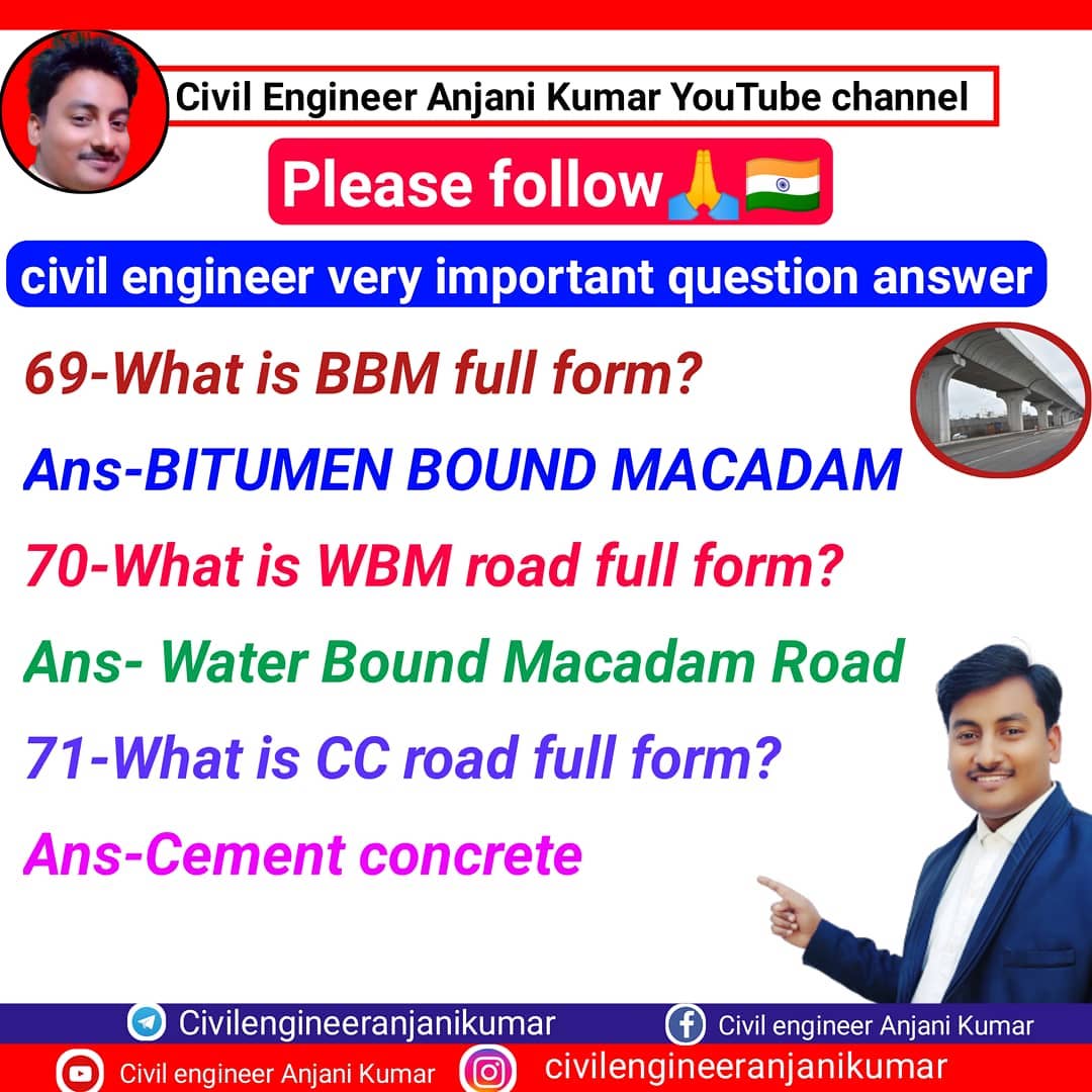 🔴 Civil engineer Instagram... - Civil engineer Anjani Kumar | Facebook