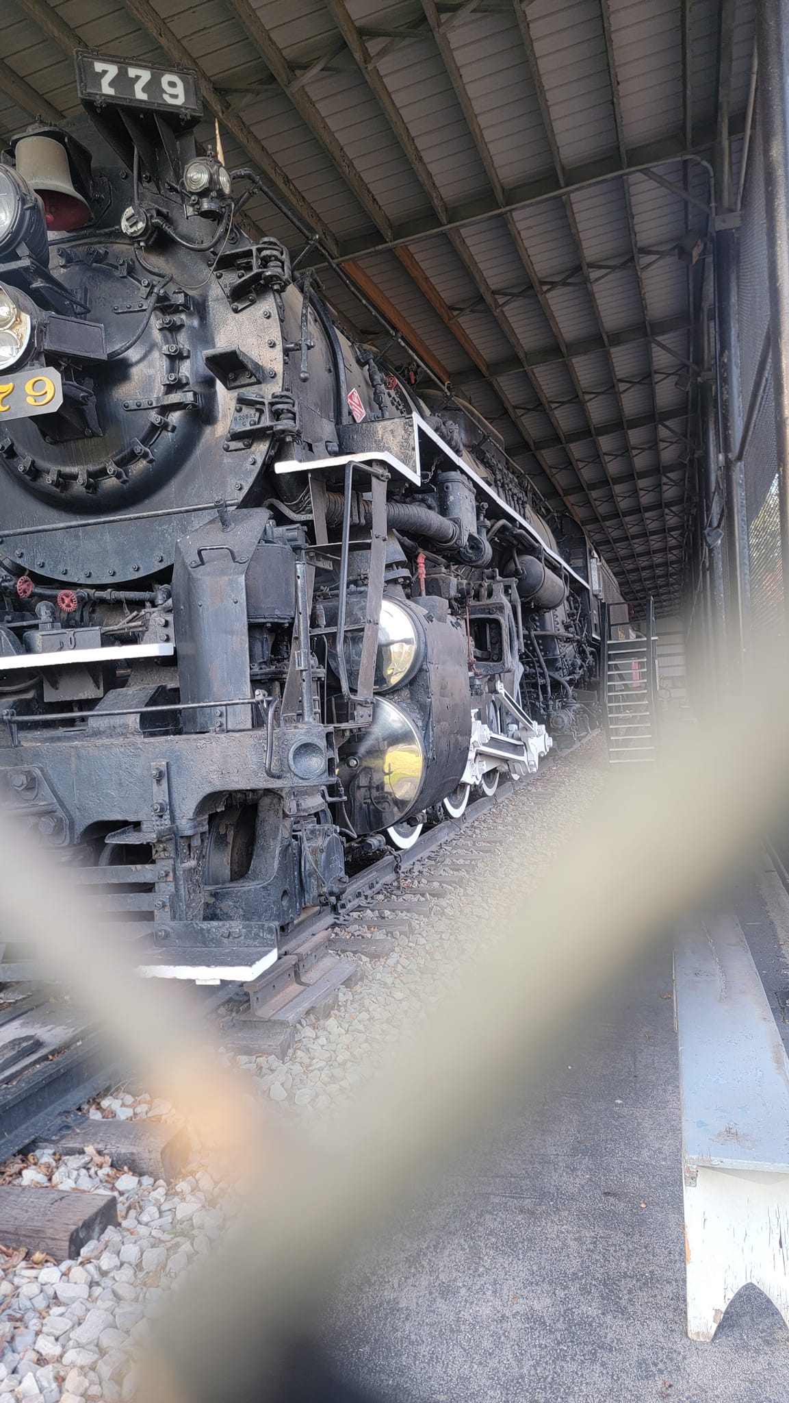 Retired 2-8-4 Berkshire Steam Locomotive in Lima, OH