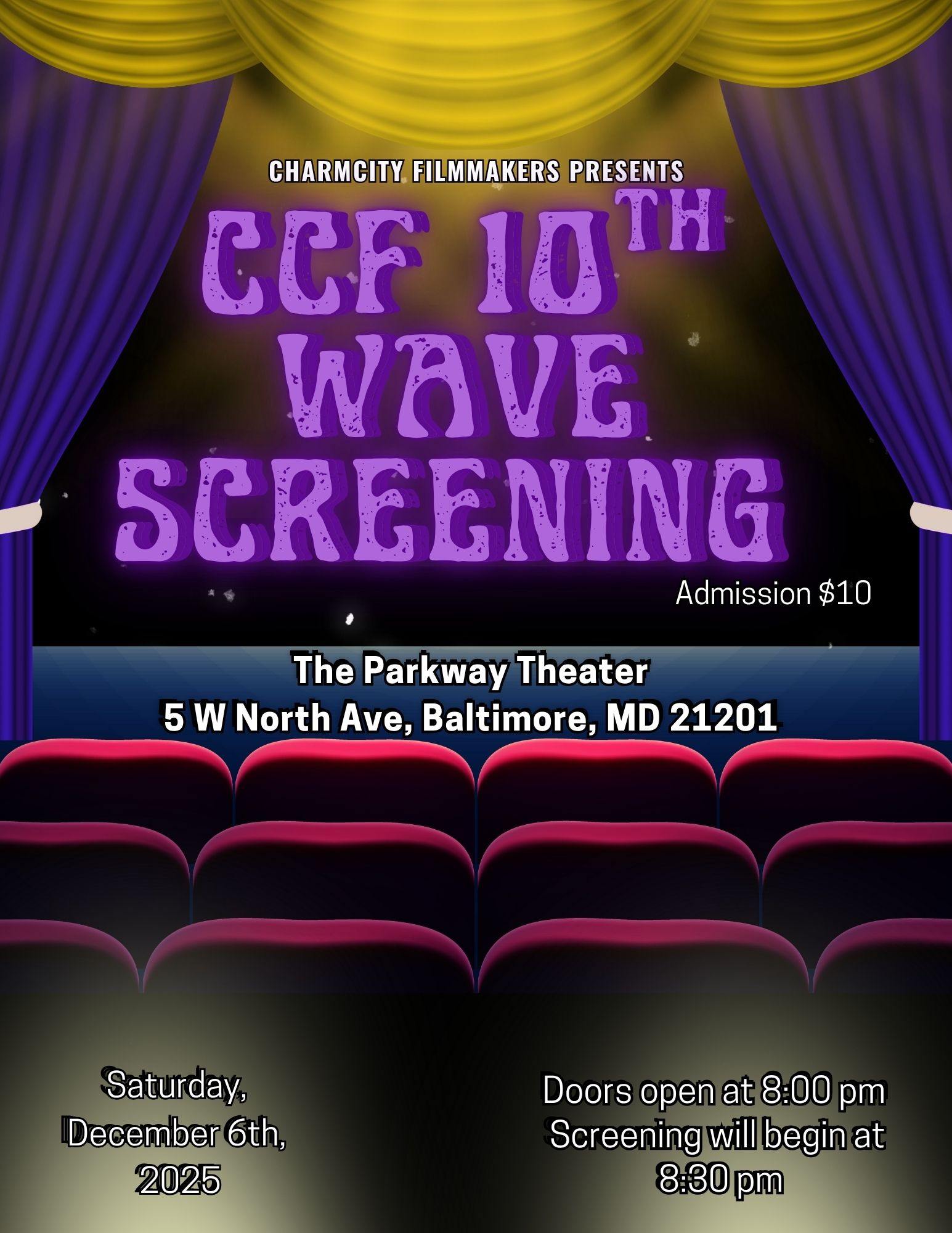 CCF 10th WAVE SCREENING!