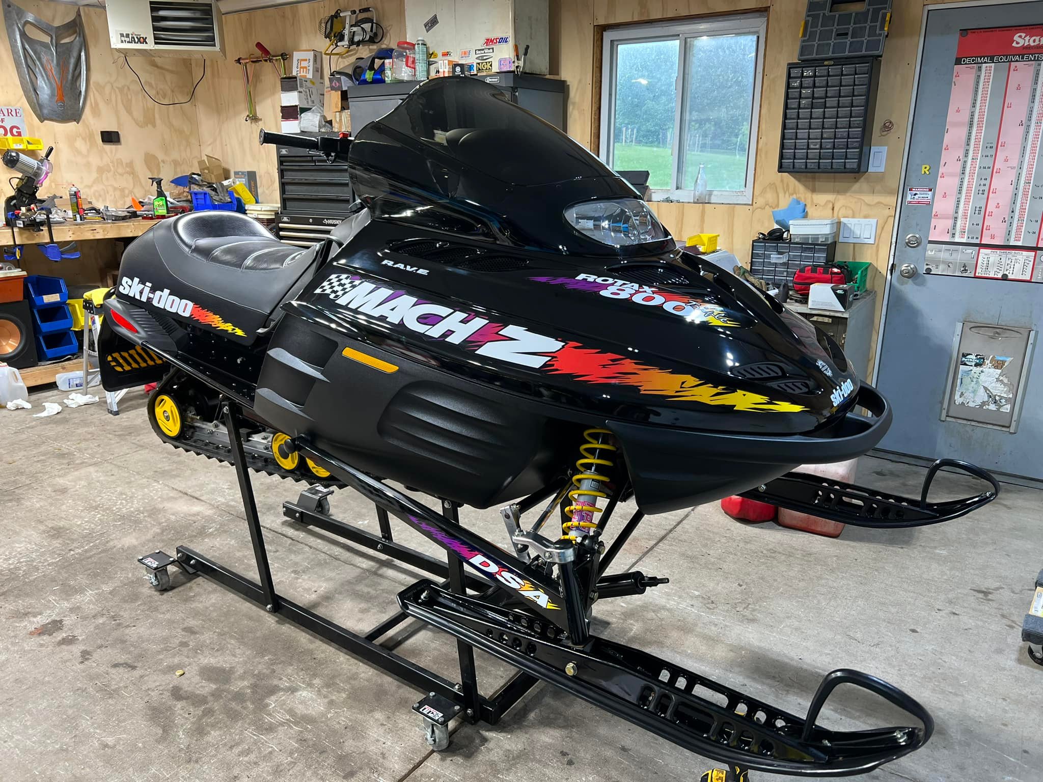 SKI MAPPLE 全国版 1998年版 Restoration of 1998 Ski Doo Mach Z Snowmobile