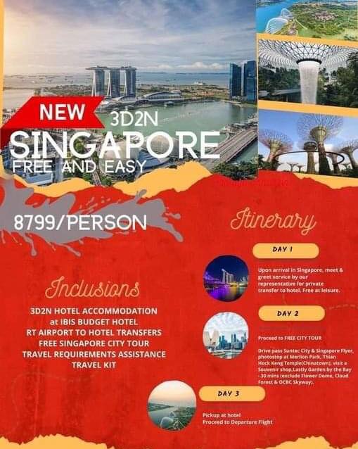 Funtravel by RicJoe Tour - ️3D2N SINGAPORE LAND ARRANGEMENT PACKAGE for ...