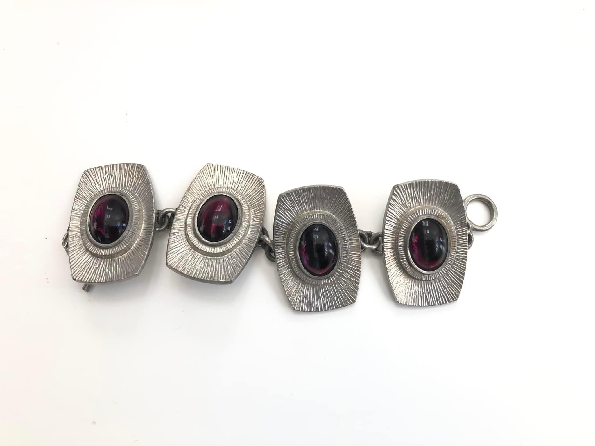 Hi, Having this Vintage Pewter bracelet by Jorgen Jensen, Danmark 
