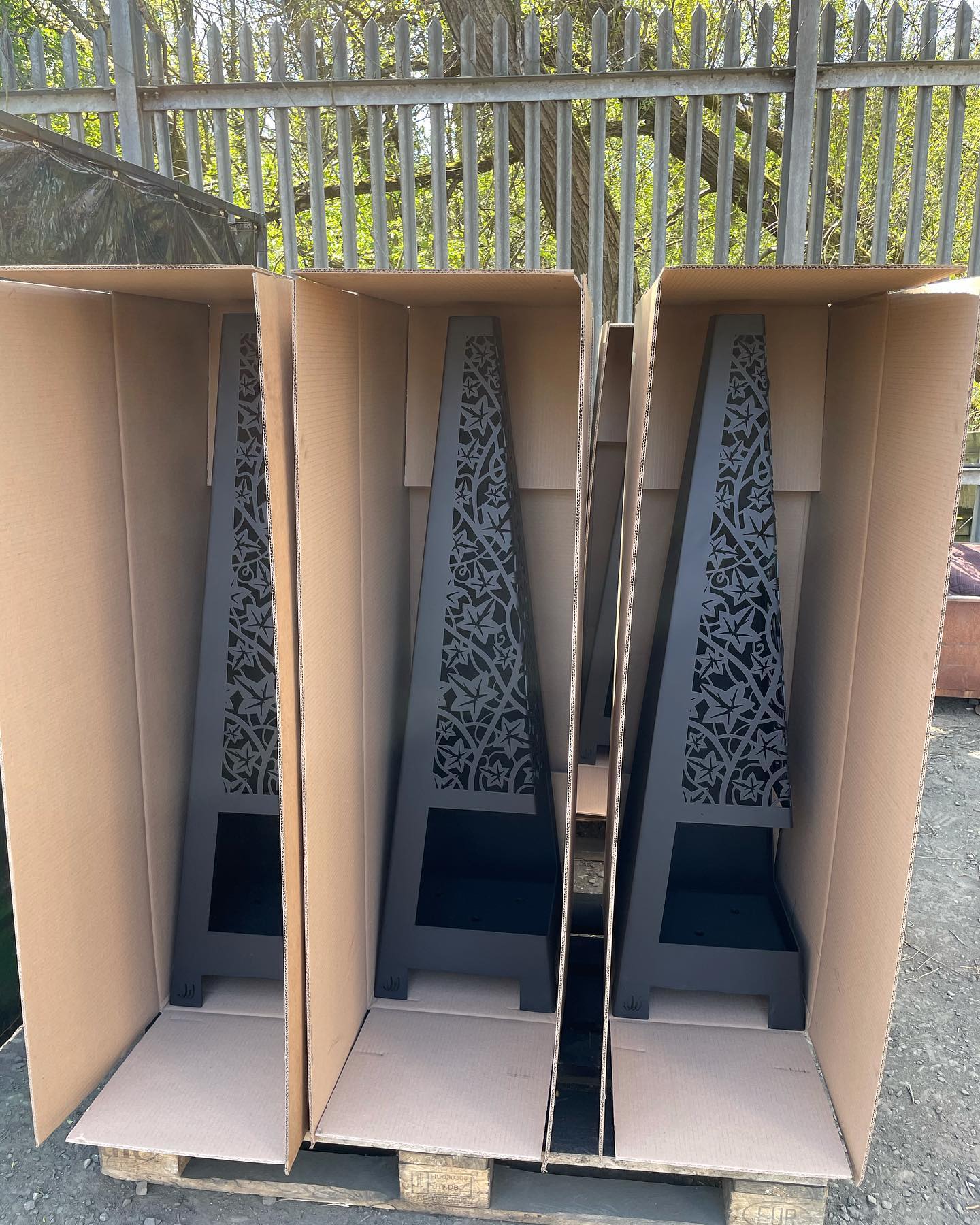 Weather It - OUR CUSTOM MADE CHIMINEA BOXES!! Better...