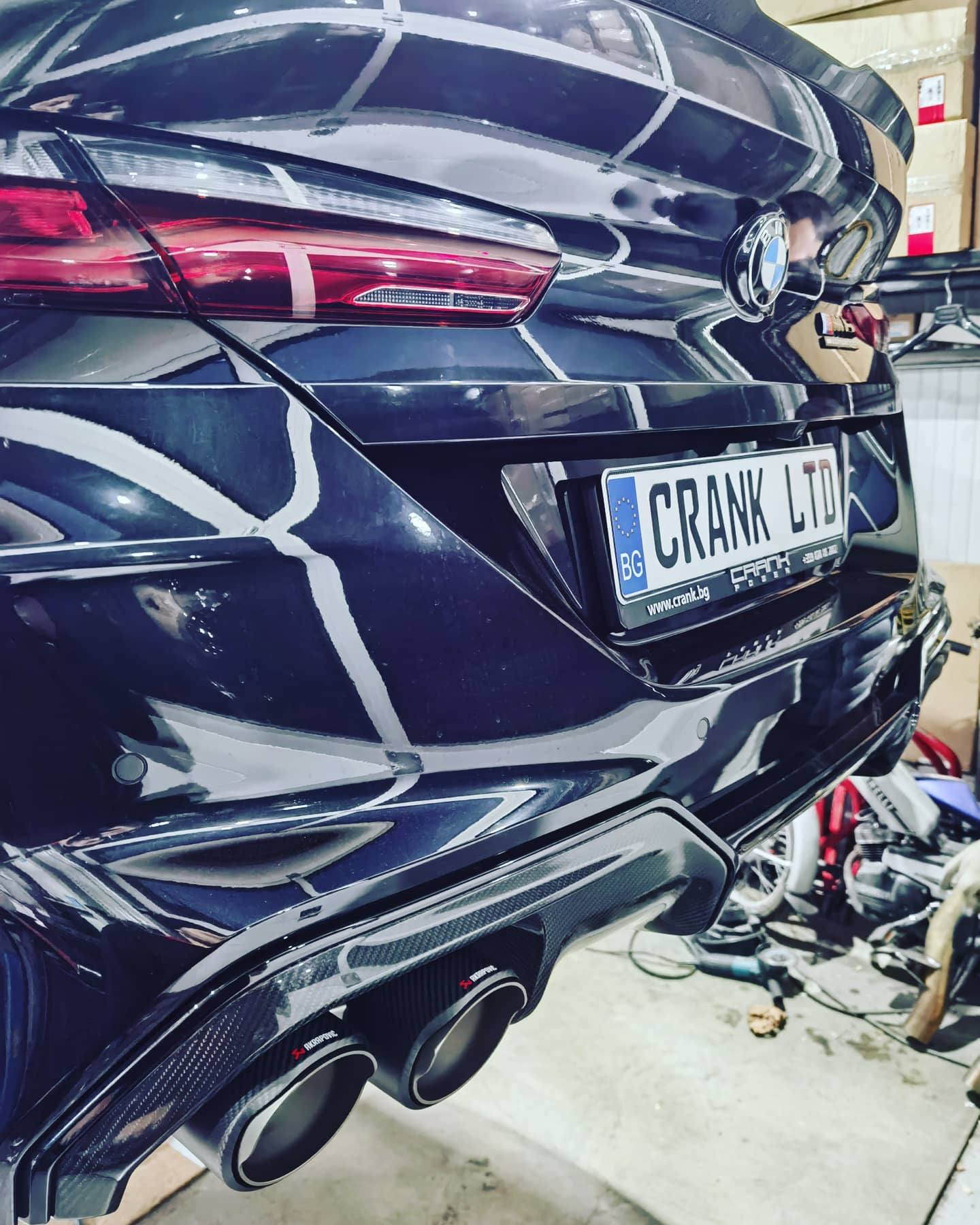 Crank Ltd - BMW M8 Gran Coupe Akrapovic #exhaust... | Facebook
