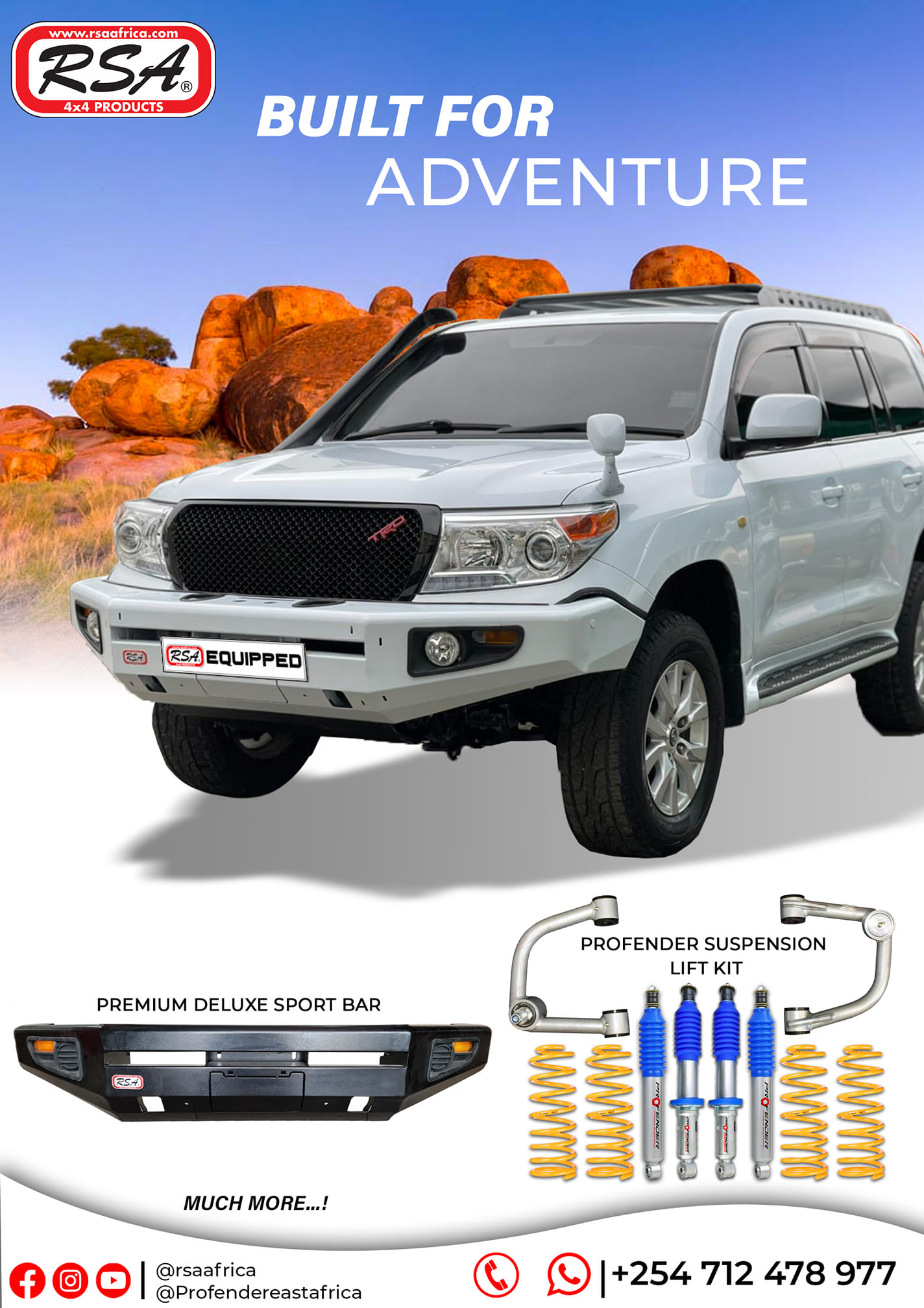 RSA - 'Built for adventure' ! RSA offers a wide range of accessories ...