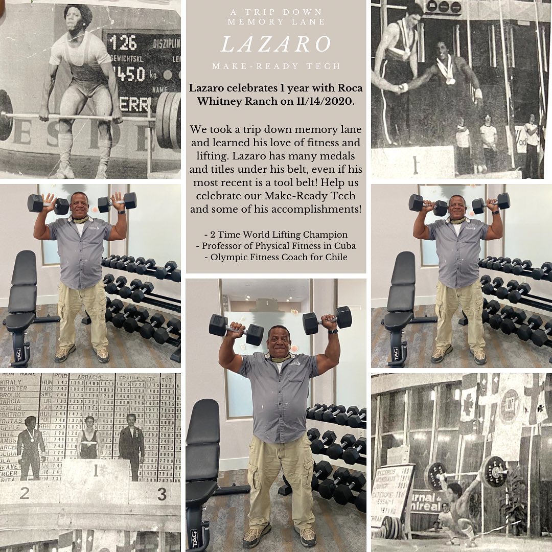 Meet Lazaro! We celebrate 1 year of... - Roca Whitney Ranch | Facebook