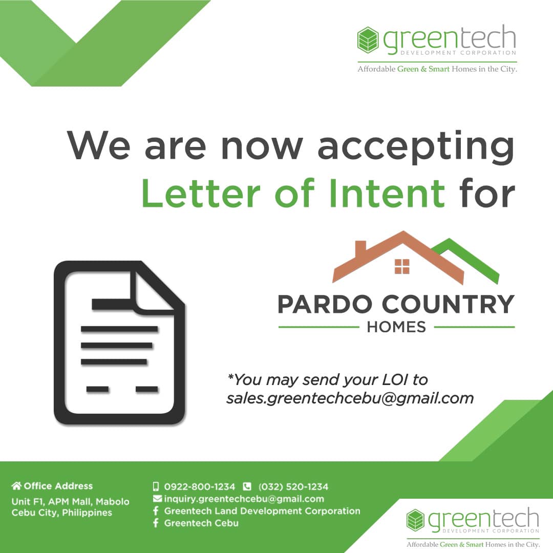 Greentech Cebu - We are now accepting Letter of Intent for... | Facebook