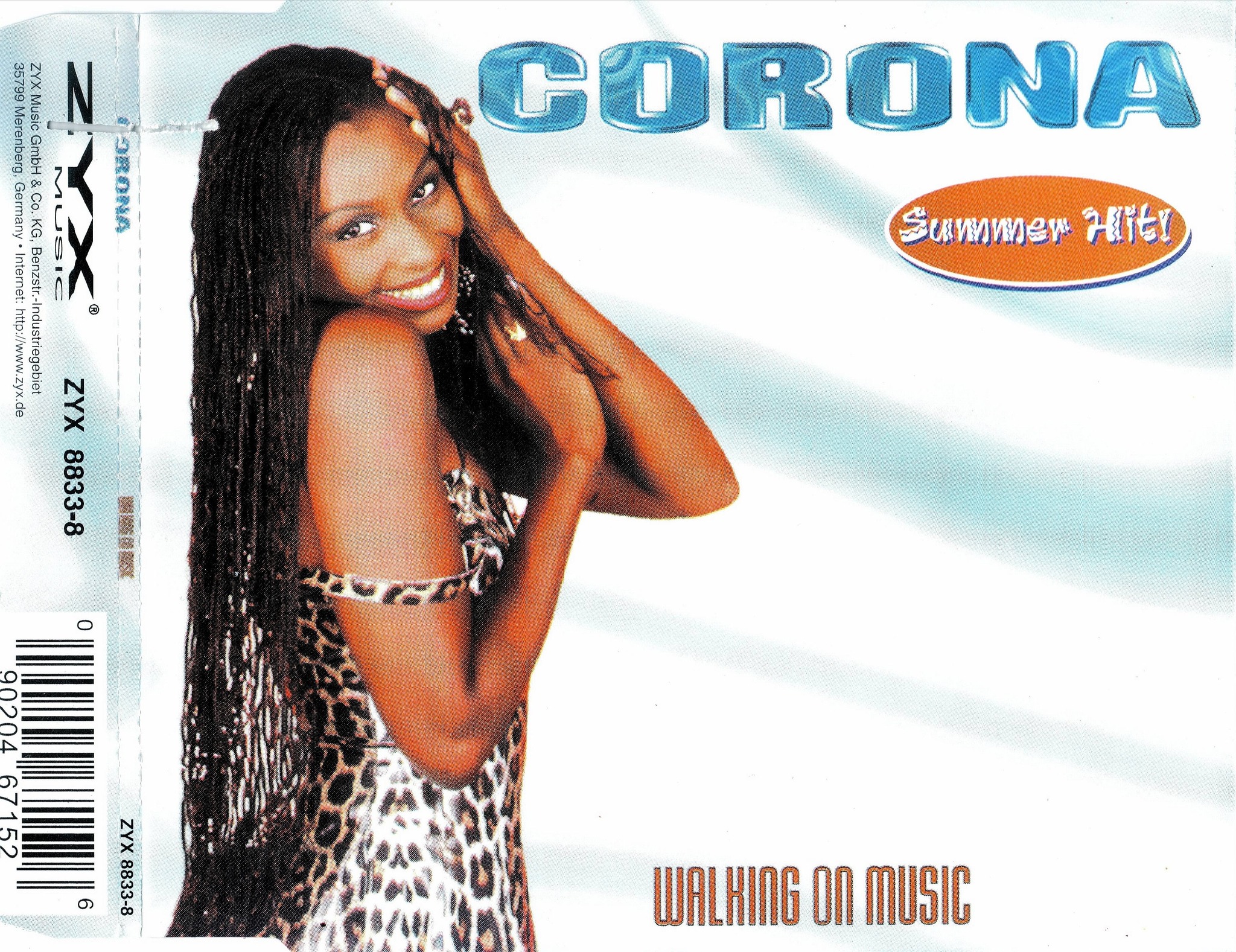 Corona - Walking On Music (CDM) (ZYX Music - ZYX 8833-8). Germany
