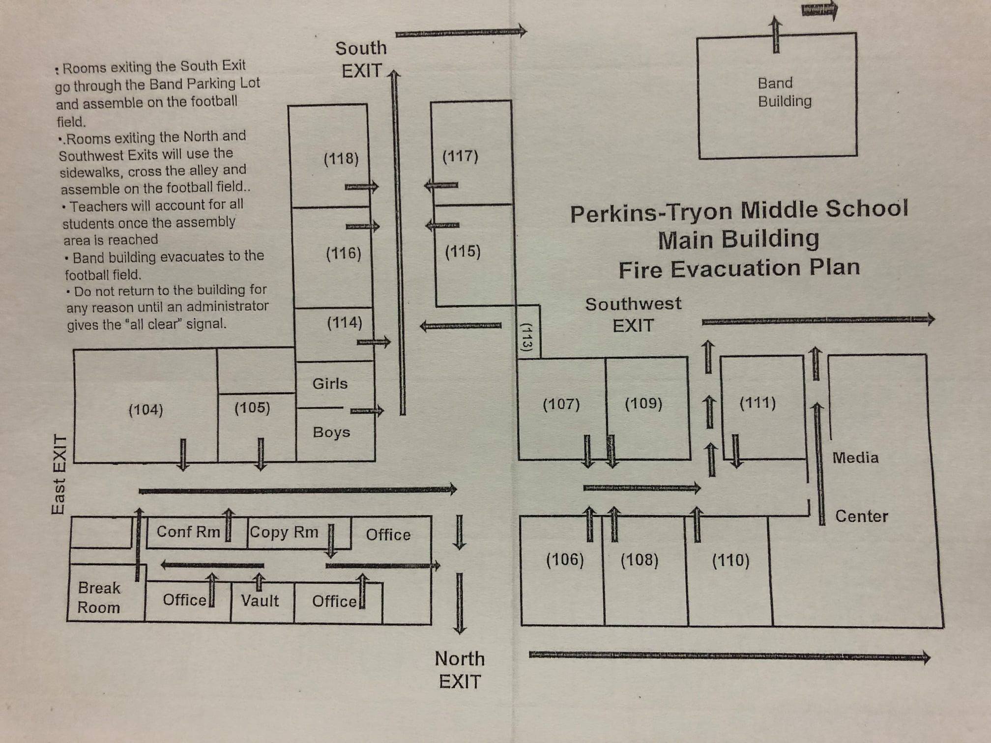 The Main Building of the... - Perkins-Tryon Middle School | Facebook